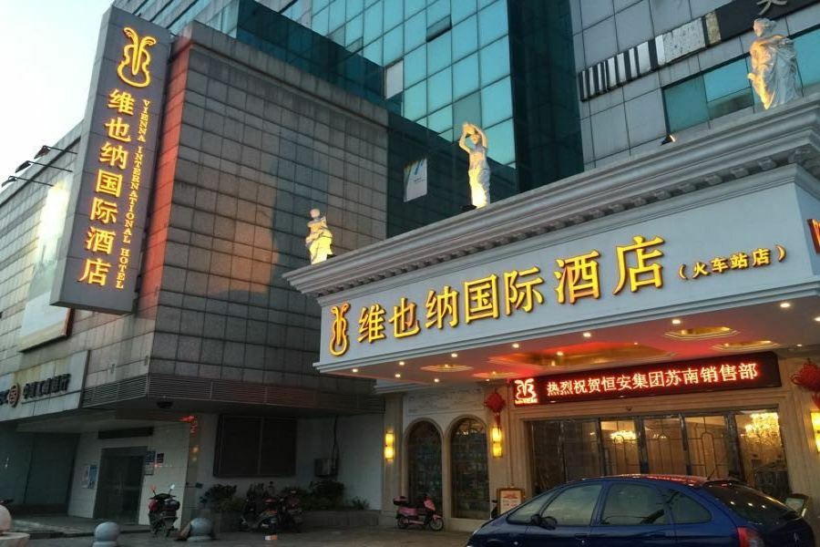 Vienna International Hotel Changzhou Railway Station Bagian luar foto